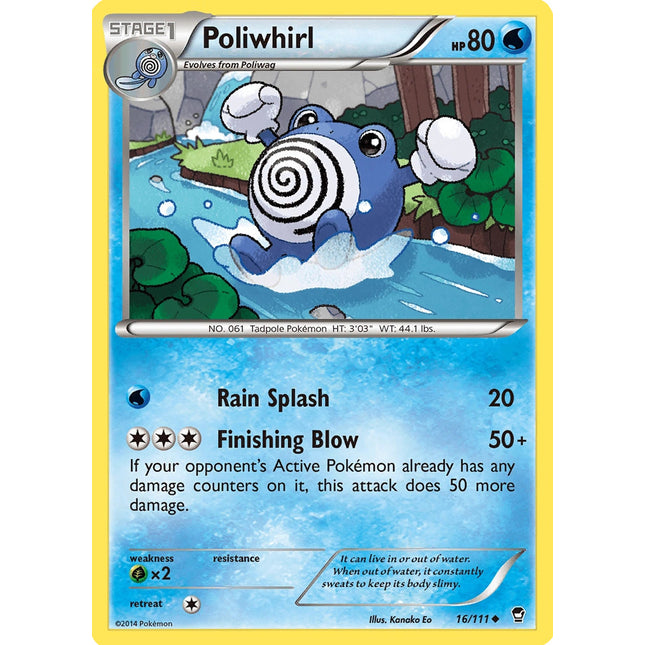 Poliwhirl (16/111) [XY: Furious Fists]