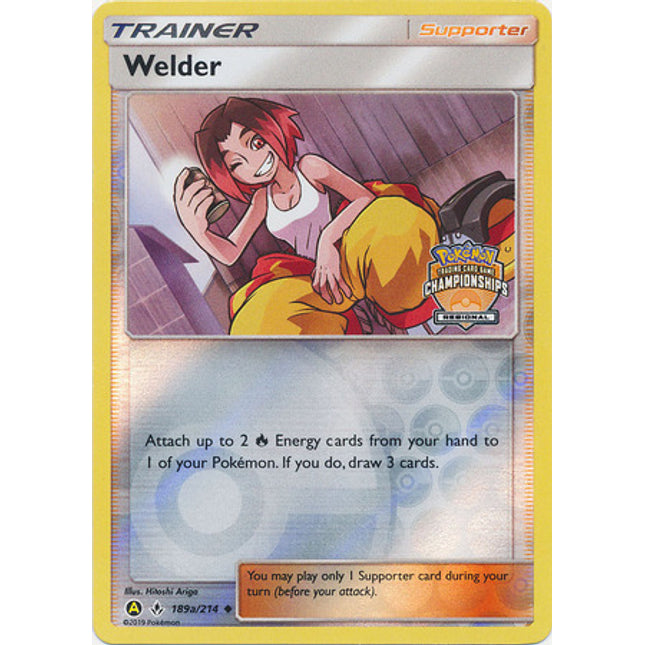 Welder (189a/214) (Regional Championship Promo) [Sun & Moon: Unbroken Bonds]