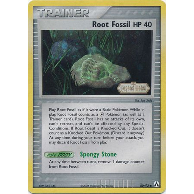 Root Fossil (80/92) (Stamped) [EX: Legend Maker]