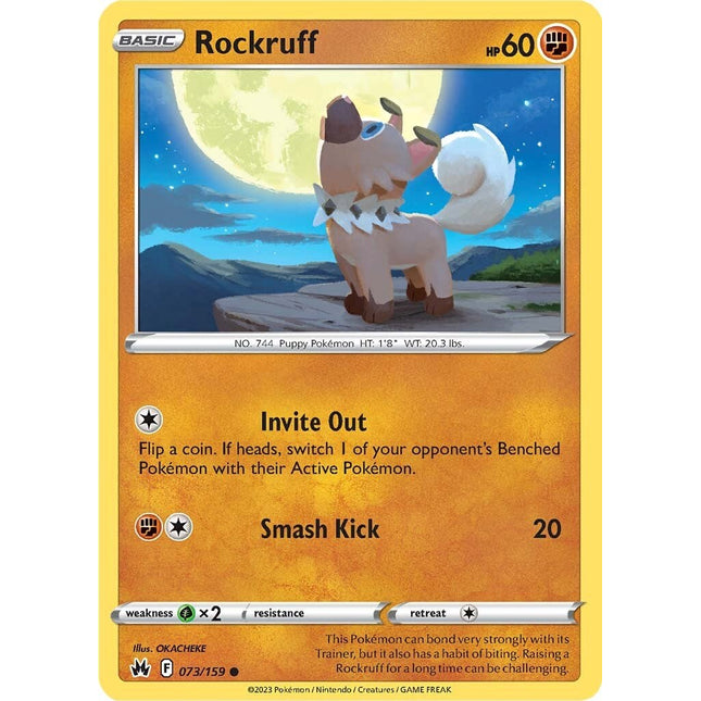 Rockruff (073/159) [Sword & Shield: Crown Zenith]