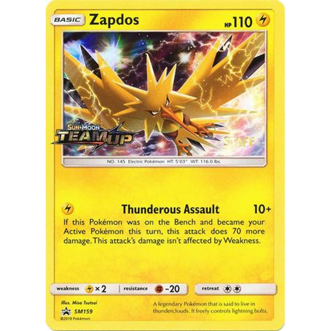 Zapdos (Staff) [SM Black Star Promos]