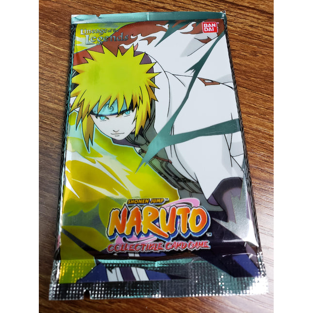 Lineage of the Legends - Set 10 - Booster Pack x1 - 4th Hokage Art - Naruto CCG Card Game - Sealed