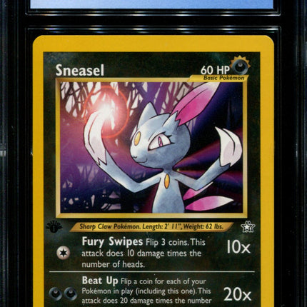 Sneasel - 25/111 - CGC 8.5 - 1st Edition - Neo Genesis - Pokemon - 37345