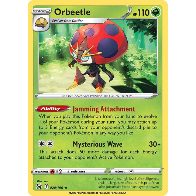 Orbeetle (020/196) [Sword & Shield: Lost Origin]