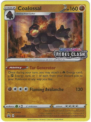 Coalossal (Prerelease Promo) (SWSH024) [Sword & Shield: Black Star Promos]