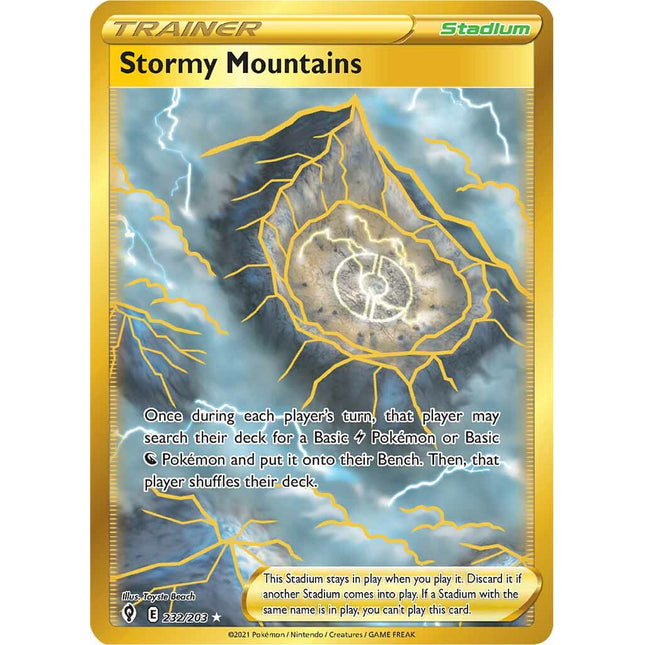 Stormy Mountains (232/203) [Sword & Shield: Evolving Skies]