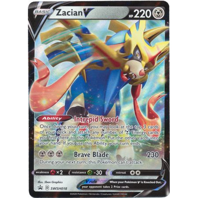 Zacian V (SWSH018) [Sword & Shield: Black Star Promos]