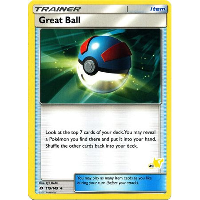 Great Ball (119/149) (Pikachu Stamp #49) [Battle Academy 2020]
