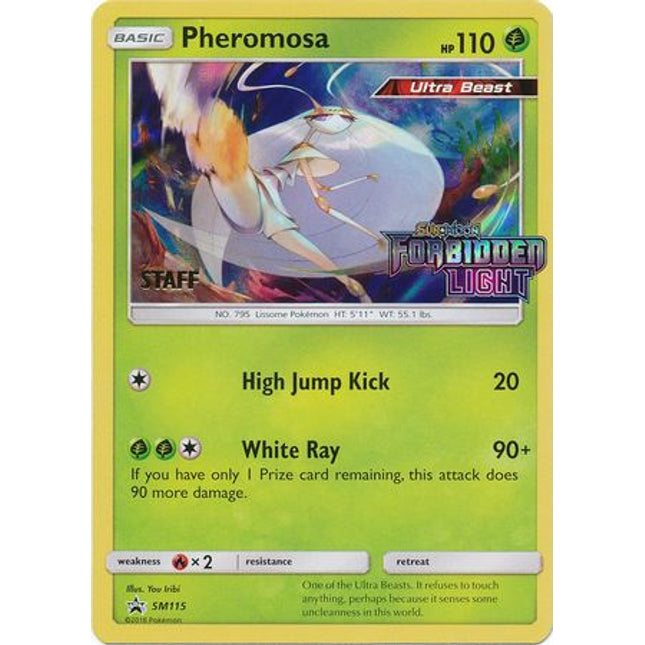 Pheromosa (Staff Prerelease Promo) [SM Black Star Promos]