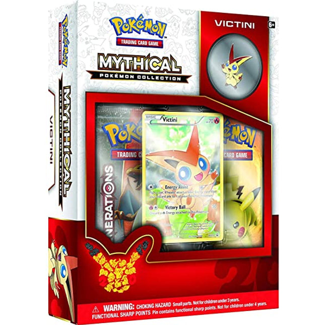 Victini Mythical Collection - Pokemon - Generations - Pin Box - Sealed - New