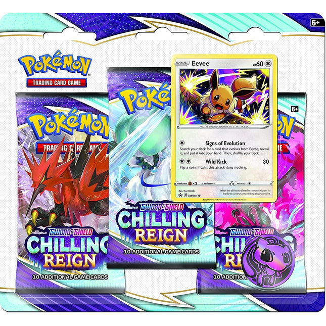 Chilling Reign 3 Pack Blister - Sealed - Random Promo