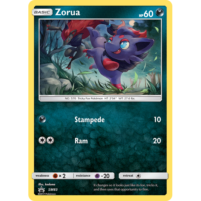 Zorua [SM Black Star Promos]