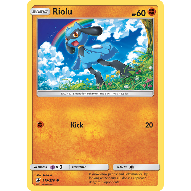 Riolu (115/236) [Sun & Moon: Unified Minds]