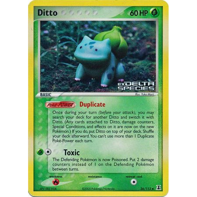 Ditto (36/113) (Stamped) [EX: Delta Species]
