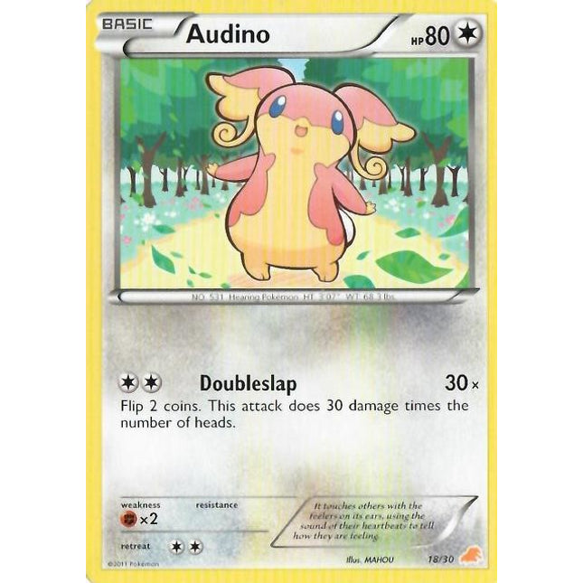 Audino (18/30) [Black & White: Trainer Kit - Excadrill]