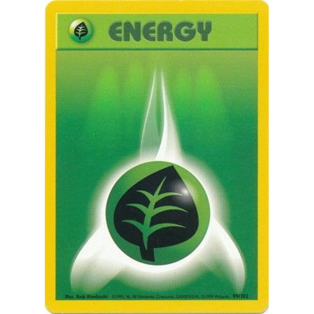 Grass Energy (99/102) [Base Set]