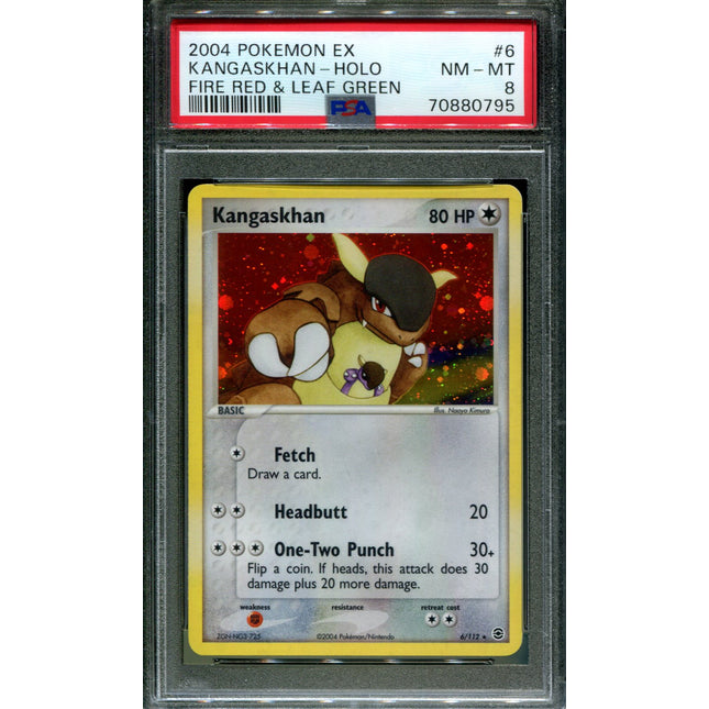 Kangaskhan - 6/112 - PSA 8 - Holo - FRLG - Pokemon - 80795
