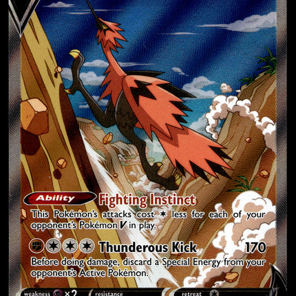 Galarian Zapdos V - 174/198 - NM - Alt Art - Chilling Reign - Pokemon - A6-39
