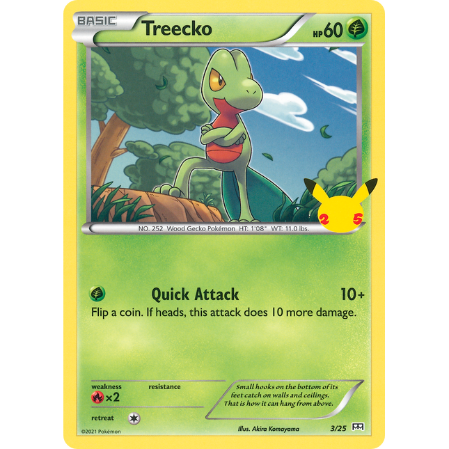 Treecko (3/25) [McDonald's 25th Anniversary]