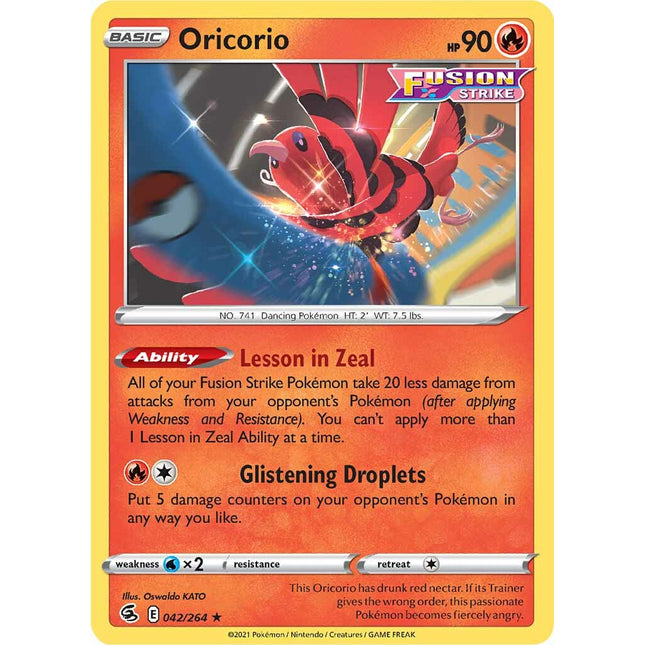 Oricorio (042/264) [Sword & Shield: Fusion Strike]