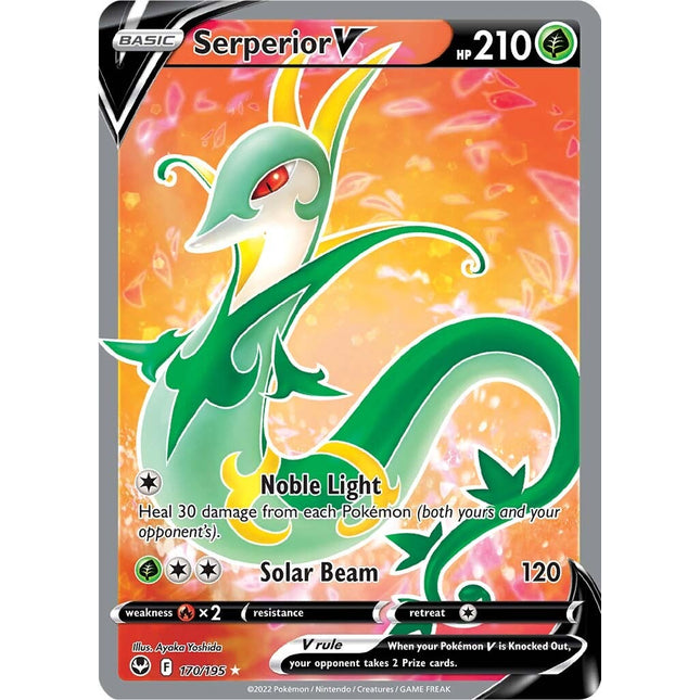 Serperior V (170/195) [Sword & Shield: Silver Tempest]