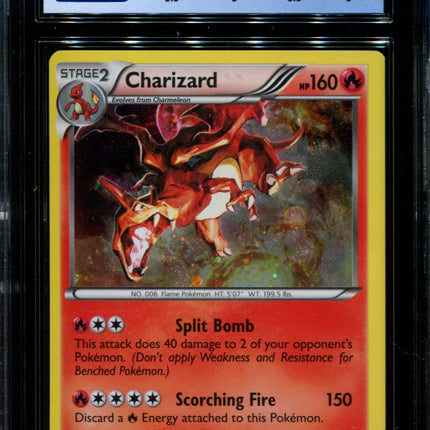 Charizard - 19/113 - CGC 8 - Cosmos Holo - Legendary Treasures - 36769