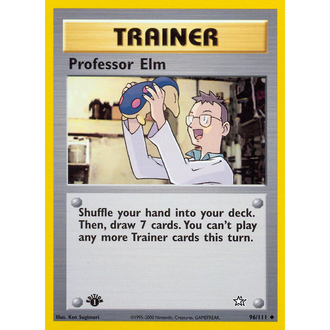 Professor Elm (96/111) [Neo Genesis 1st Edition]