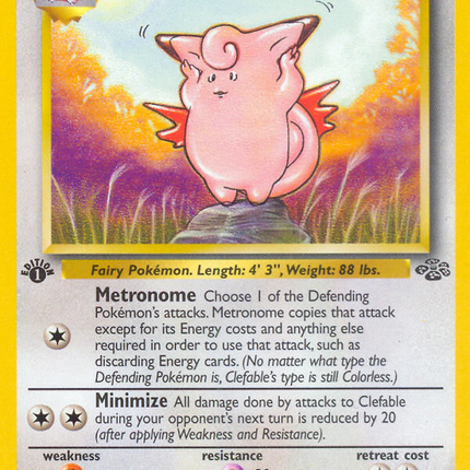 Clefable (17/64) [Jungle 1st Edition]