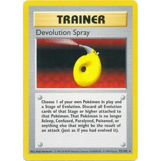 Devolution Spray (72/102) [Base Set (Shadowless)]