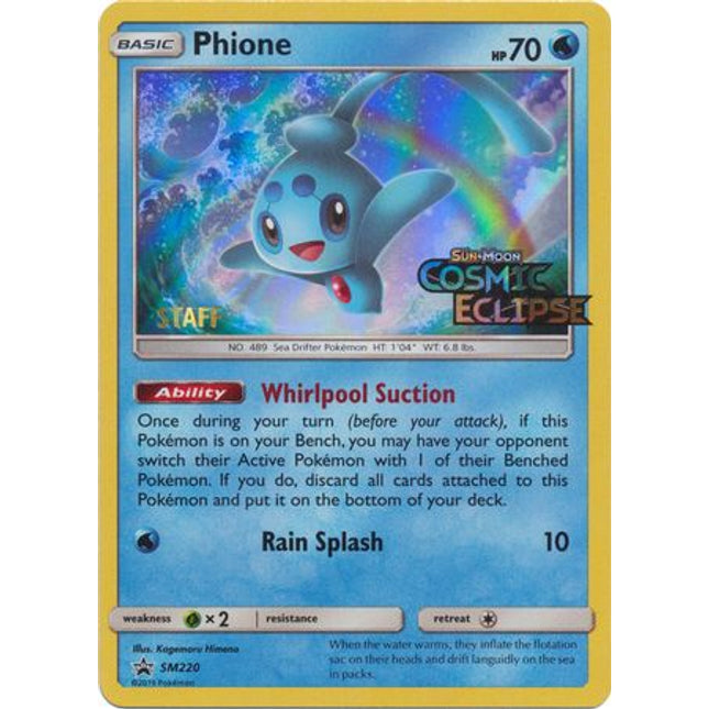 Phione (Staff Prerelease Promo) [SM Black Star Promos]
