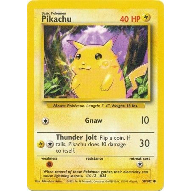 Pikachu (58/102) [Base Set]