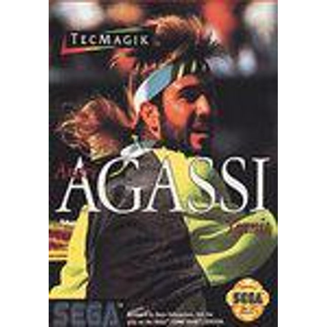 Andre Agassi Tennis - Sega Genesis