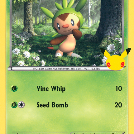 Chespin (6/25) [McDonald's 25th Anniversary]