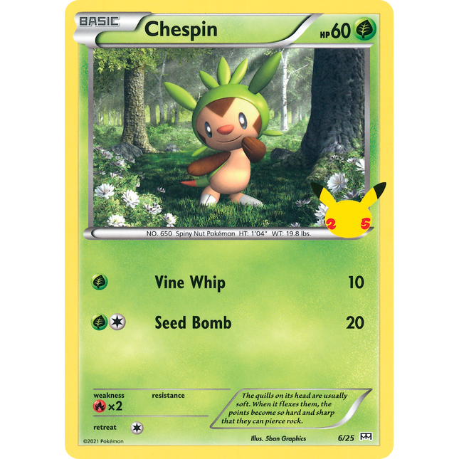 Chespin (6/25) [McDonald's 25th Anniversary]