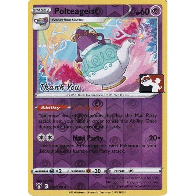 Polteageist (083/189) (Thank You Promo) [Sword & Shield: Darkness Ablaze]