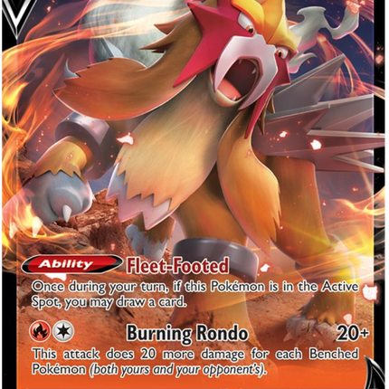 Entei V (022/172) [Sword & Shield: Brilliant Stars]
