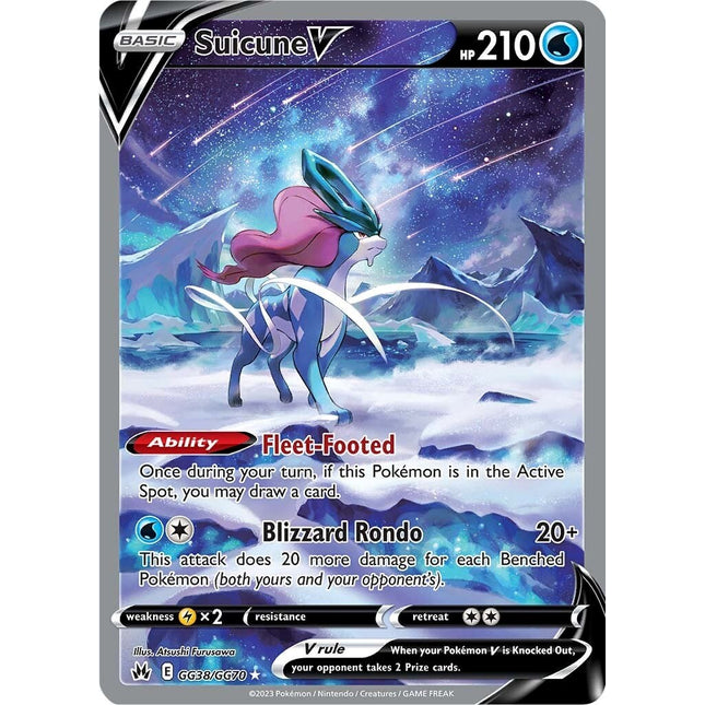 Suicune V (GG38/GG70) [Sword & Shield: Crown Zenith]