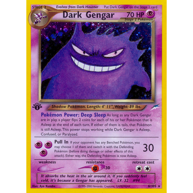 Dark Gengar (6/105) [Neo Destiny 1st Edition]