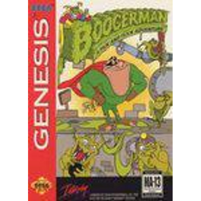 Boogerman A Pick and Flick Adventure - Sega Genesis