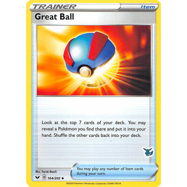 Great Ball (164/202) (Eevee Deck) [Battle Academy 2022]