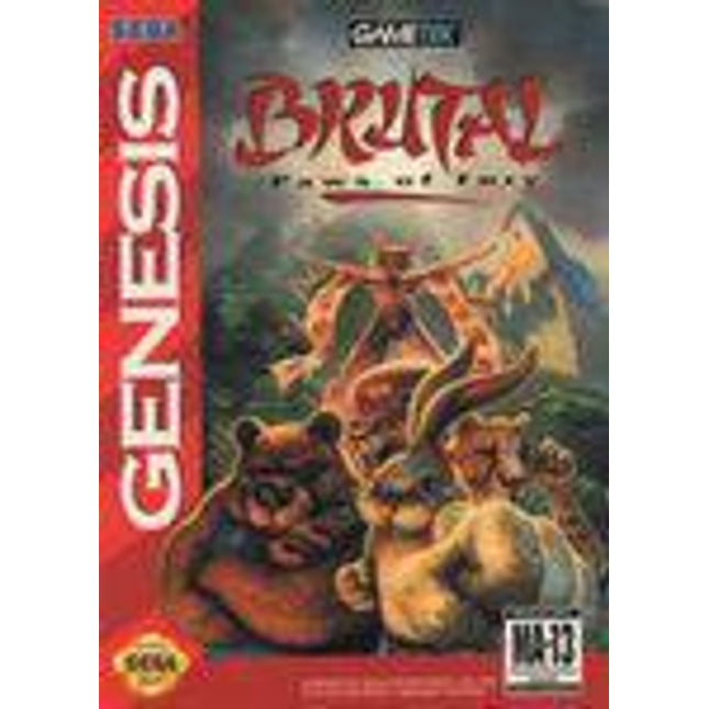Brutal Paws of Fury - Sega Genesis