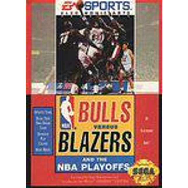 Bulls Vs Blazers and the NBA Playoffs - Sega Genesis