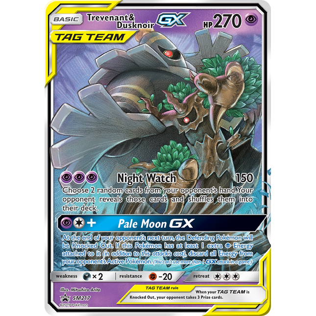 Trevenant & Dusknoir-GX [SM Black Star Promos]