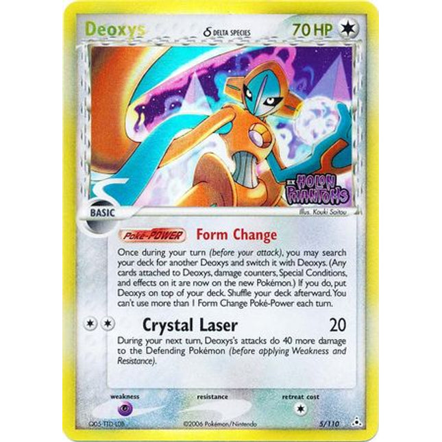 Deoxys (5/110) (Delta Species) (Stamped) [EX: Holon Phantoms]
