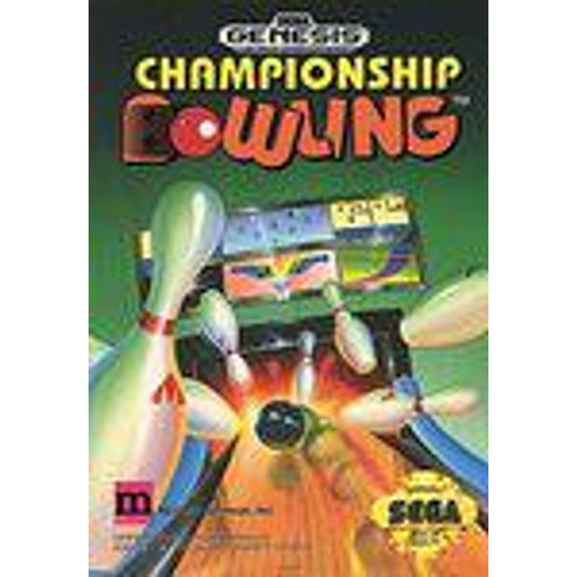 Championship Bowling - Sega Genesis