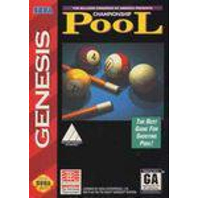 Championship Pool - Sega Genesis