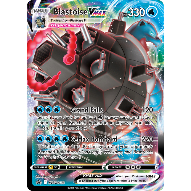 Blastoise VMAX (SWSH103) (Jumbo Card) [Sword & Shield: Black Star Promos]