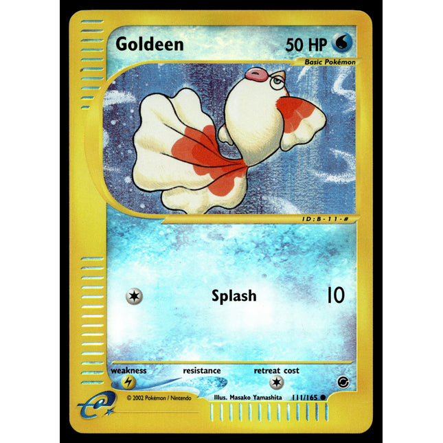 Goldeen - 111/165 - NM - Reverse Holo - Expedition - Pokemon - A9-38