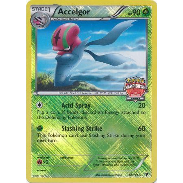 Accelgor (12/101) (Championship Promo) [Black & White: Noble Victories]