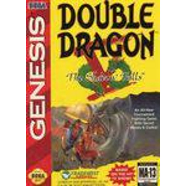 Double Dragon V The Shadow Falls - Sega Genesis